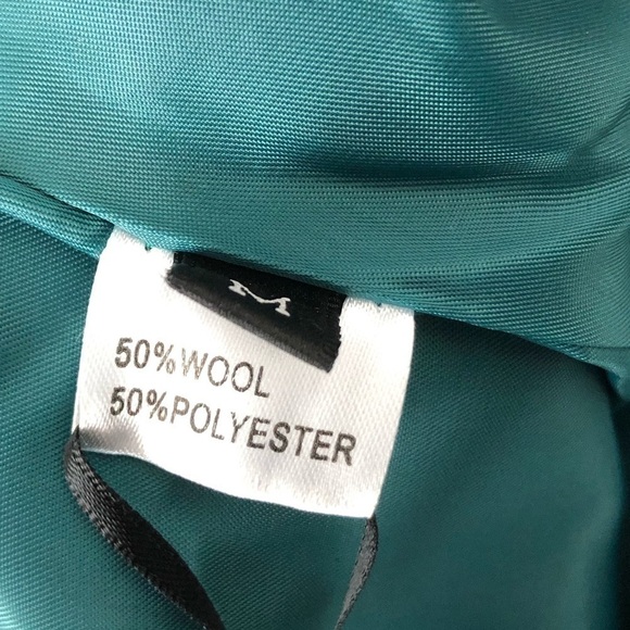 Stylewe Wool Minimalist Green Mock Neck Dress NWT Medium Women’s - Picture 9 of 14